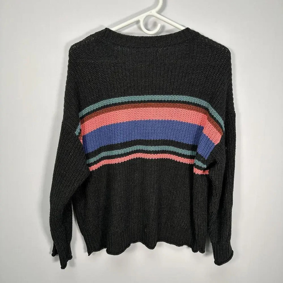 American‎ Eagle Striped Knit Sweater Medium - Picture 3 of 4